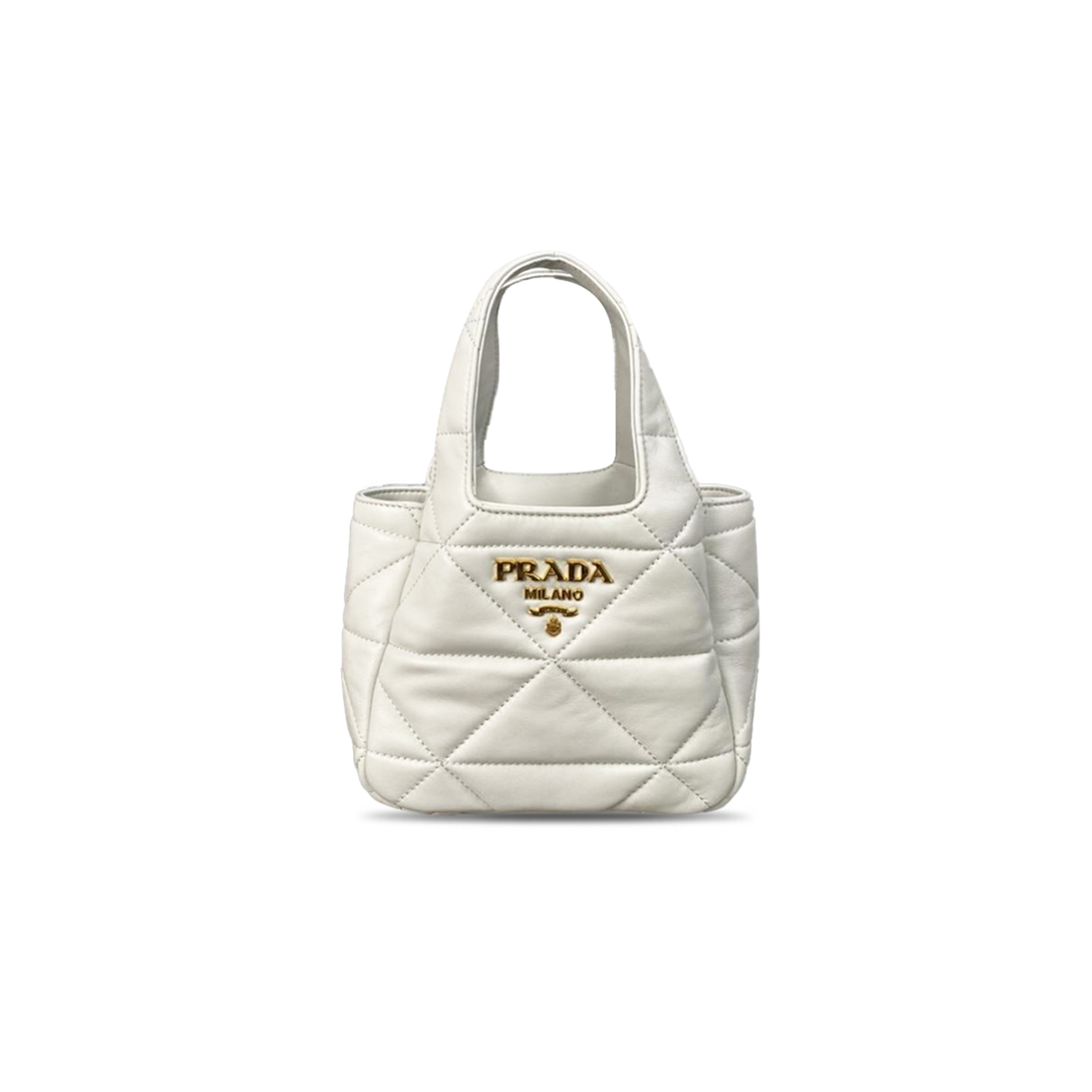 PRADA MINI DIAMOND-SHAPED VEGETABLE BASKET 1BG451 (18*16*10cm)